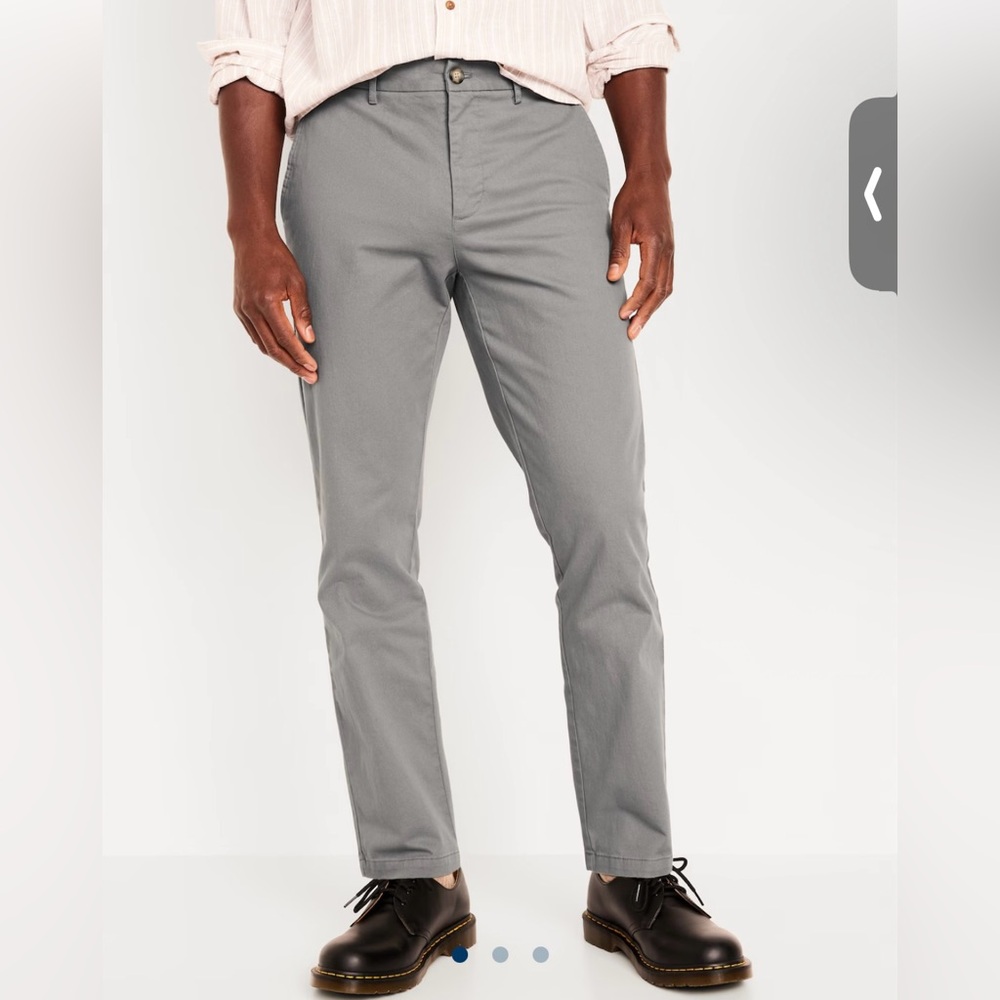Gap Everyday Chino Pants size 34 Gray EUC